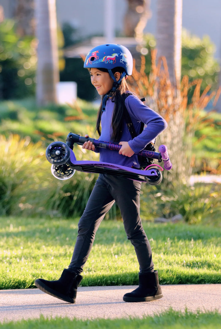 Maxi Foldable LED Purple Scooter