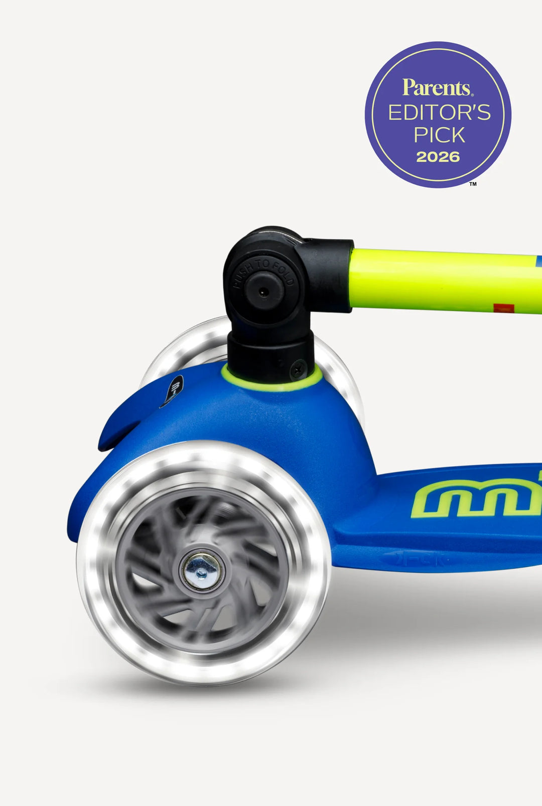 Mini Canary Yellow Blue LED Neon Scooter