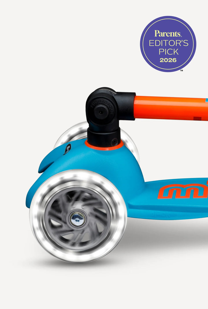 Mini Sunset Orange Aqua LED Neon Scooter