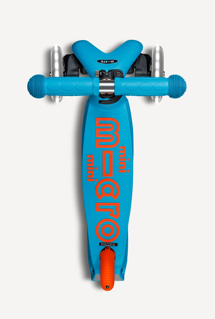 Mini Sunset Orange Aqua LED Neon Scooter