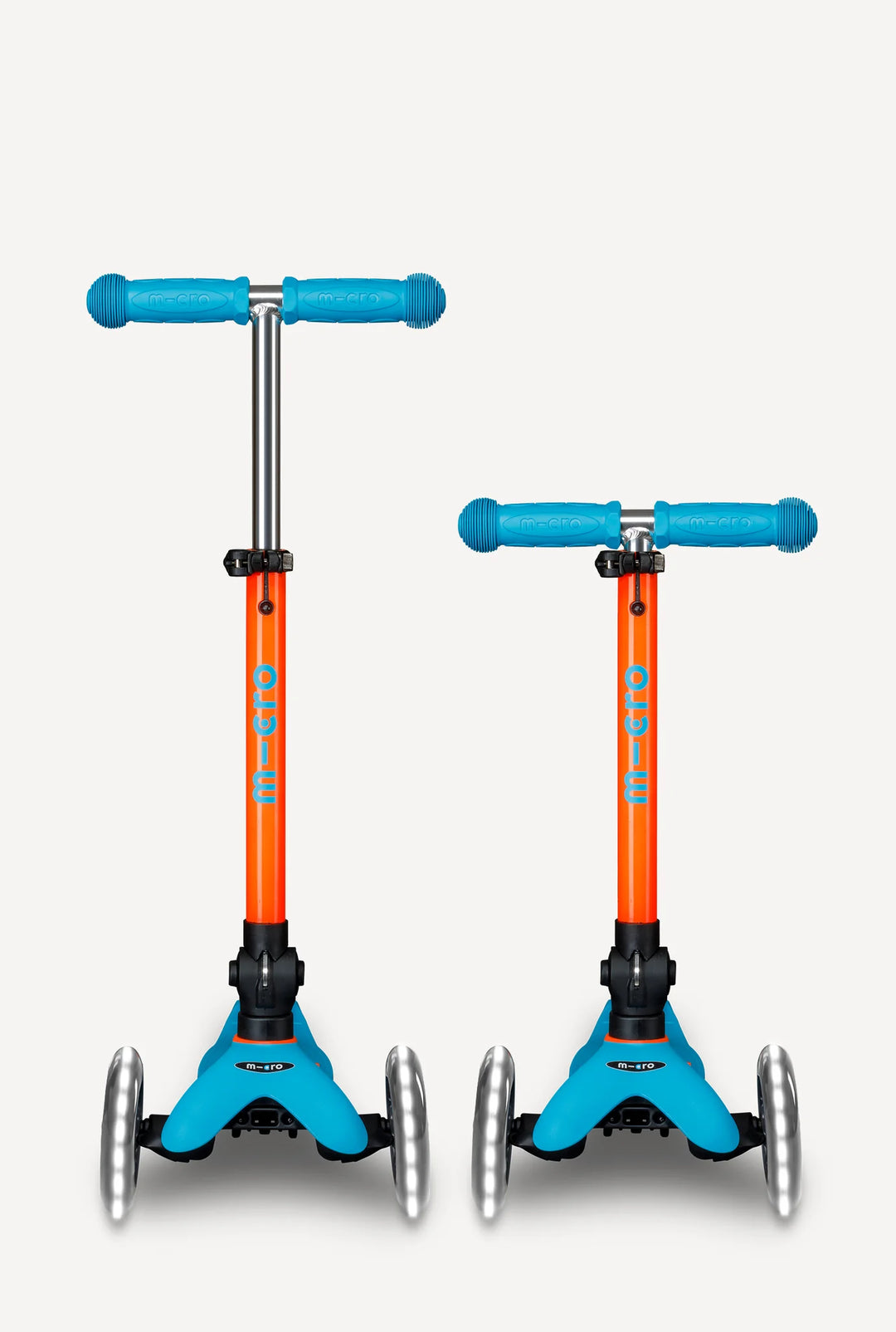 Mini Sunset Orange Aqua LED Neon Scooter