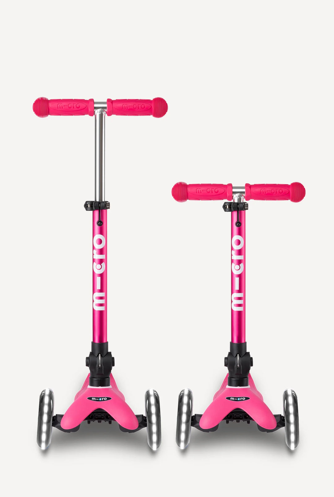 Mini Foldable LED Scooter Pink