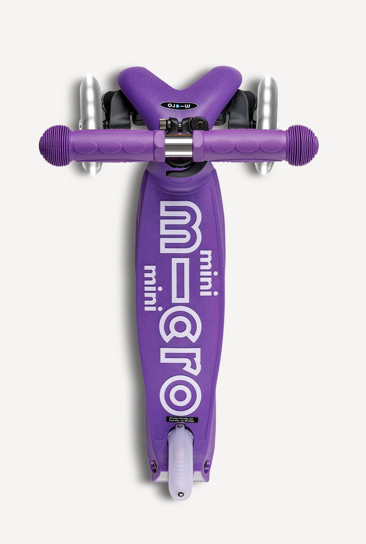 Mini Foldable LED Scooter Purple