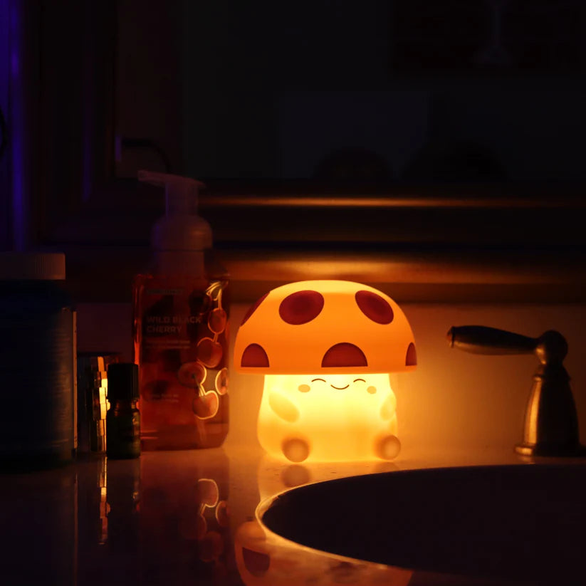 Red Squishy Mushroom Light