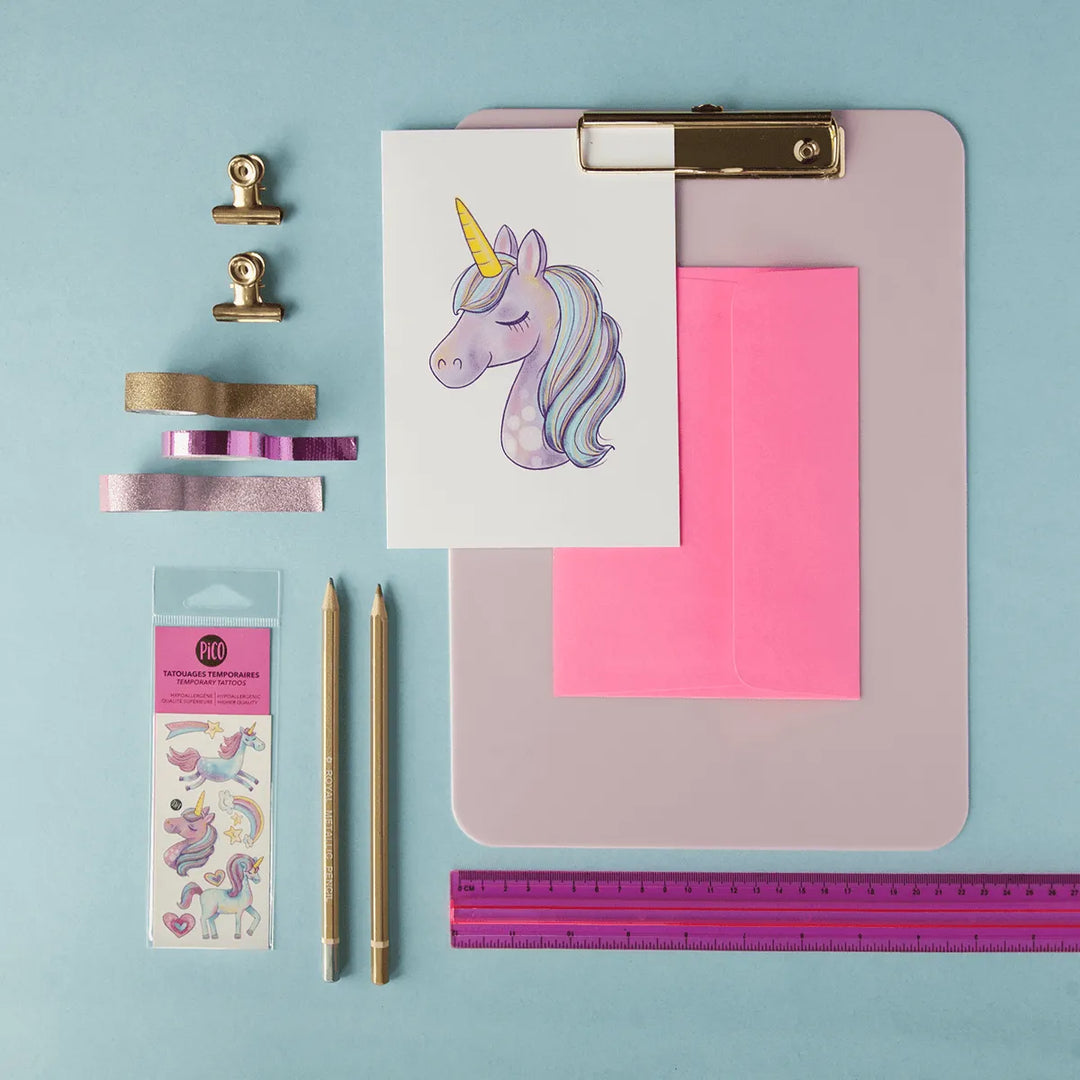 Unicorn Tattoo Greeting Card