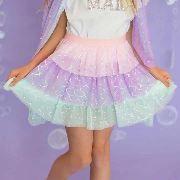 Mermaid Pearl Tutu Skirt 4-6Y