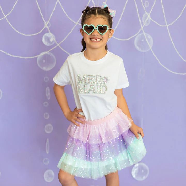 Mermaid Pearl Tutu Skirt 4-6Y