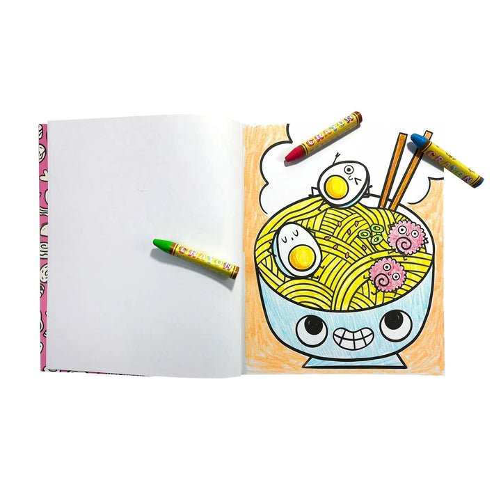 Happy Snacks Coloring Book