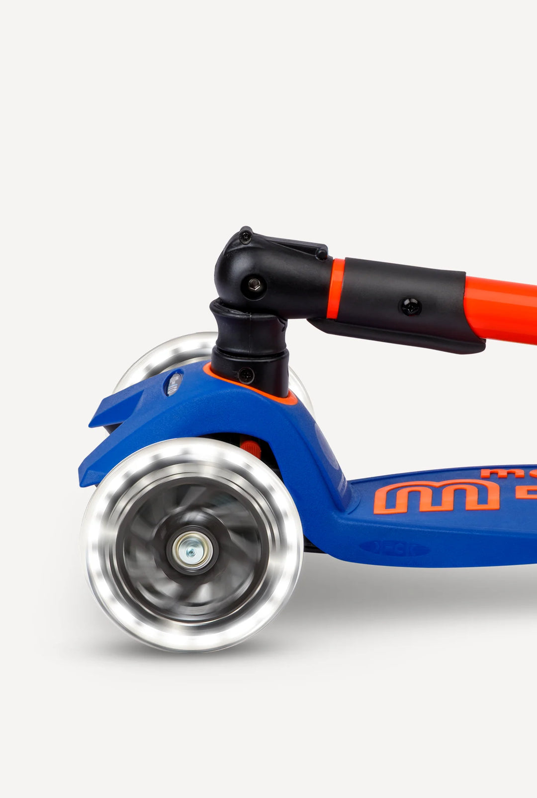 Maxi Blaze Orange Blue Foldable Neon LED Scooter
