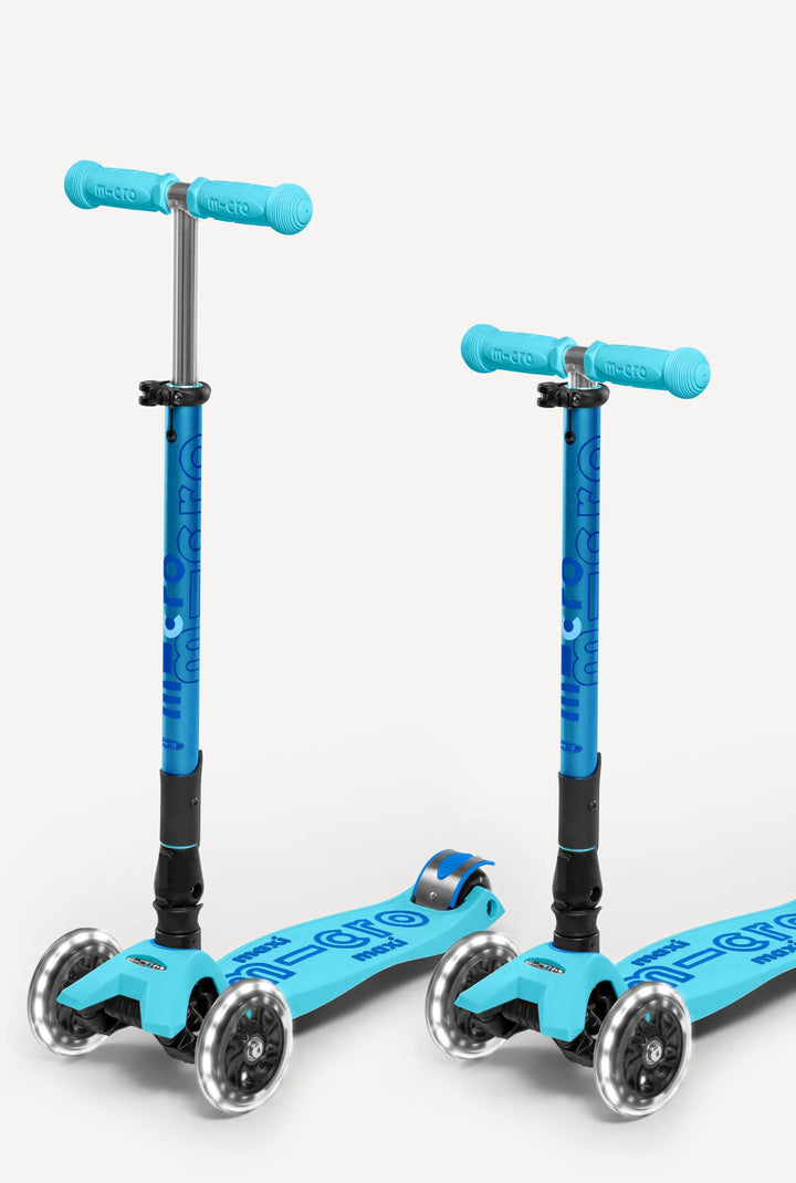 Maxi Foldable LED Scooter Bright Blue