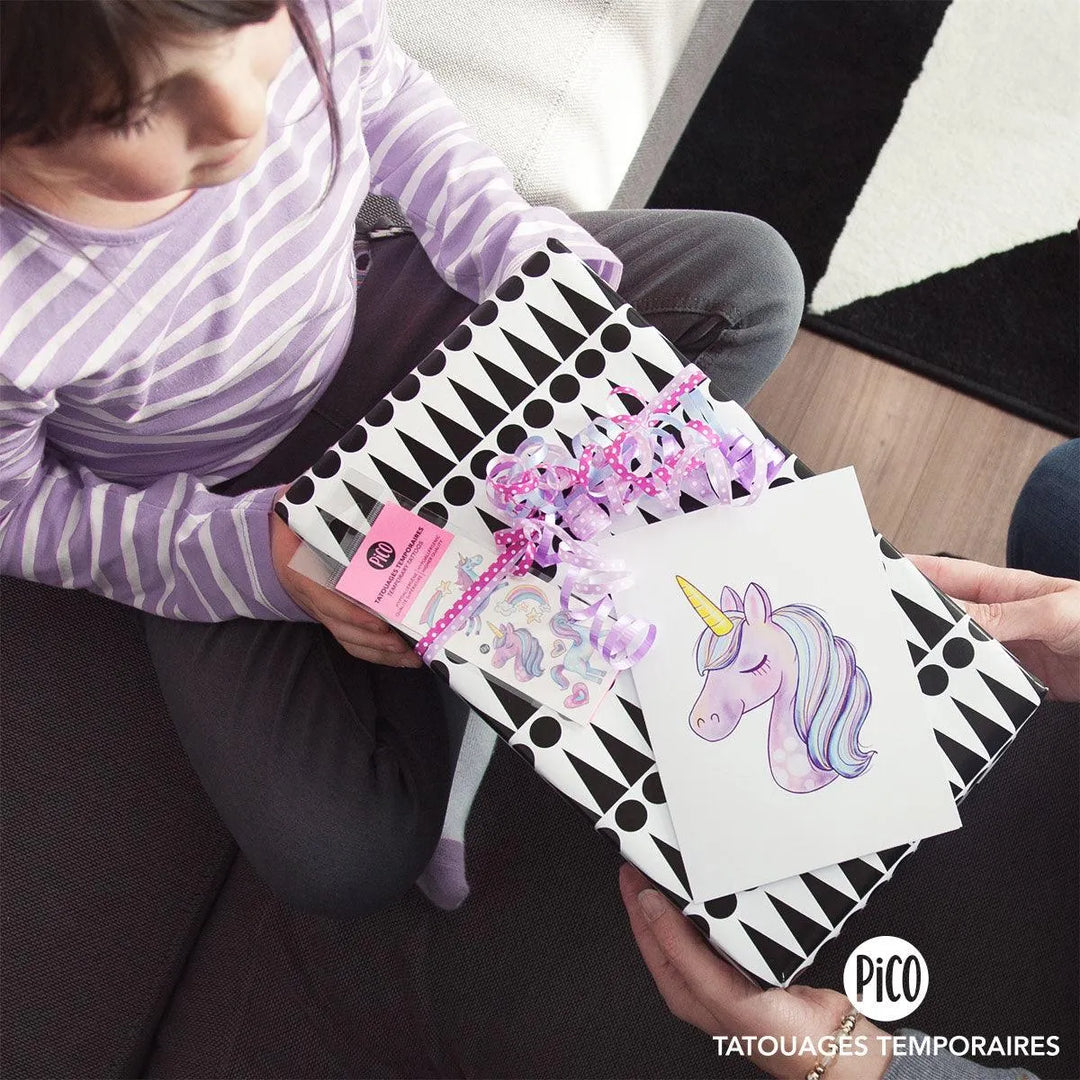 Unicorn Tattoo Greeting Card