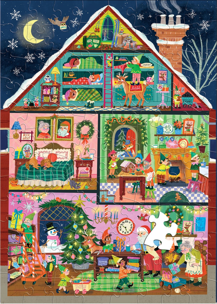 Christmas House 100-Piece Puzzle