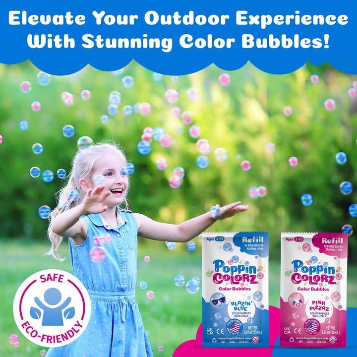 PoppinColorz Hydra 2-in-1 Bubble Blaster