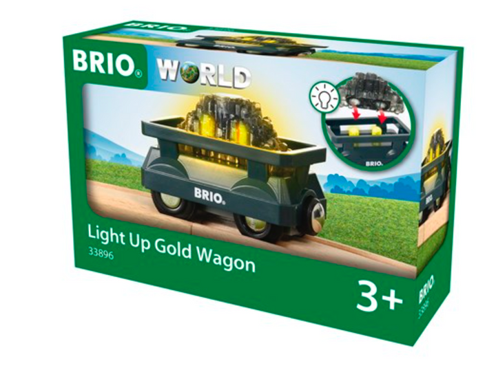Light Up Gold Wagon Train