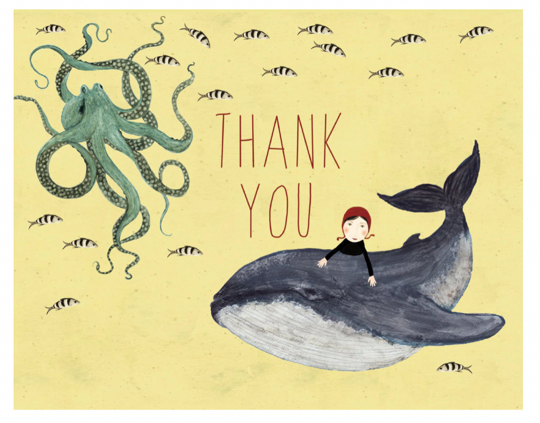 Whale Song Chic Notecard Box