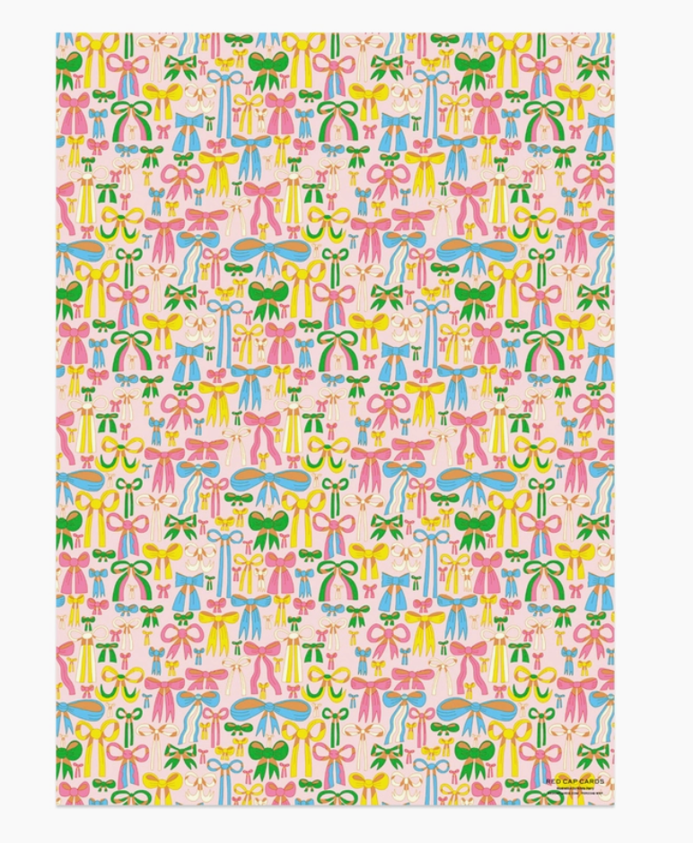Lots of Bows Paper Roll Wrapping Paper