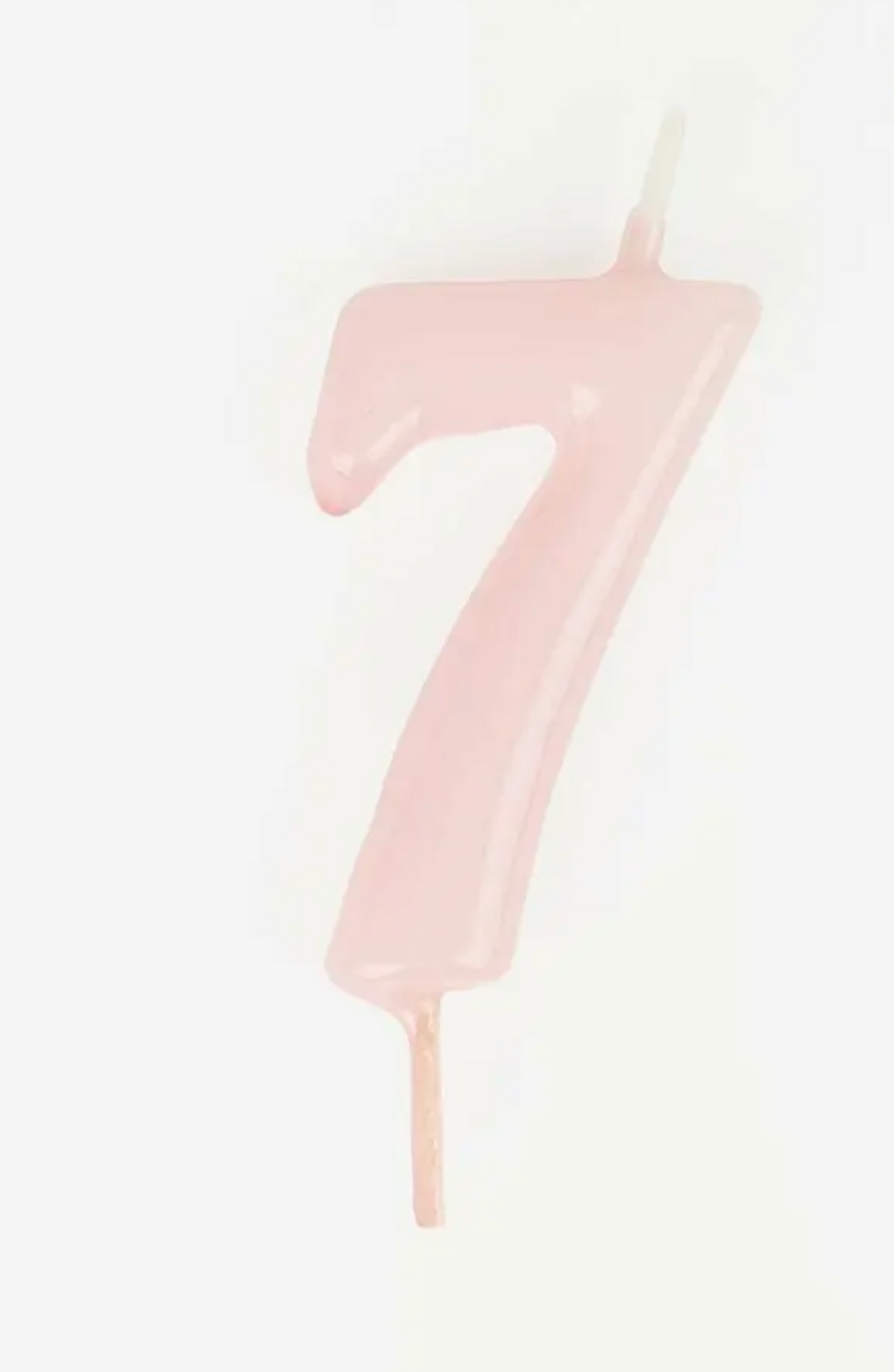 Pink Number Candles