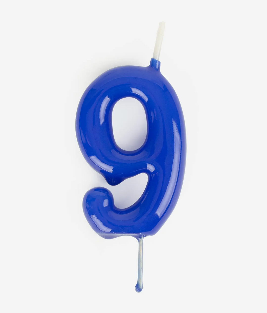 Blue Number Candles