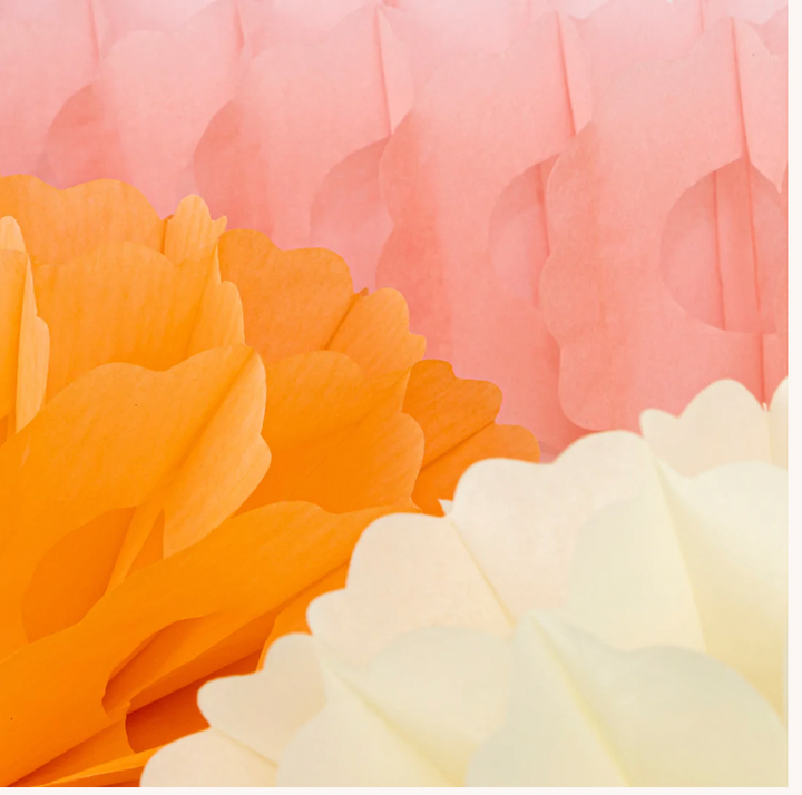 Pink Honeycomb Garlands
