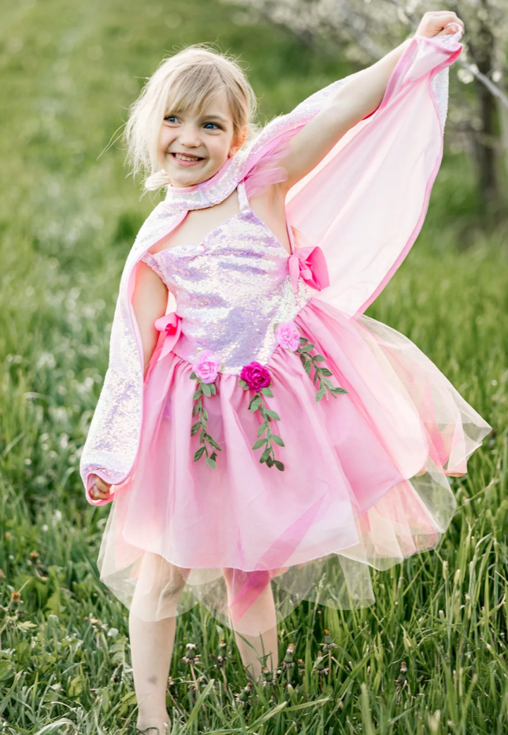 Pink Sequins Fairy Tunic 3-4