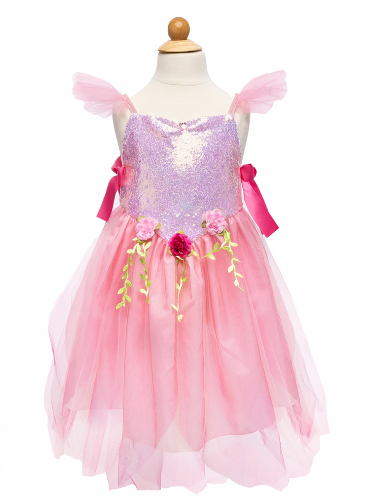 Pink Sequins Fairy Tunic 3-4