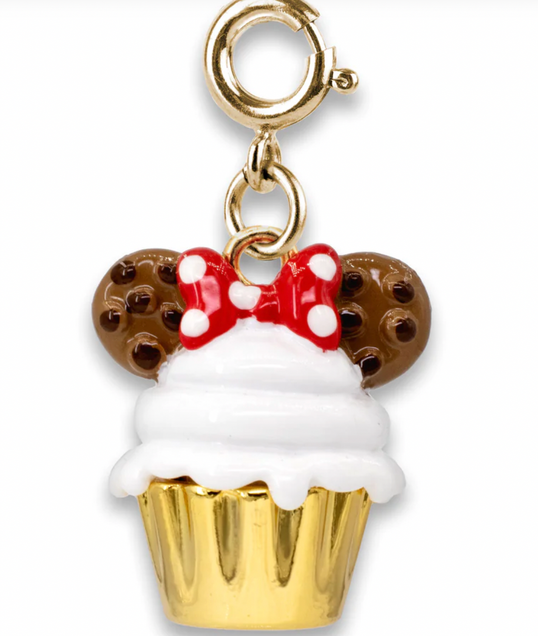 Charm It Charms- Gold Minnie Cupcake