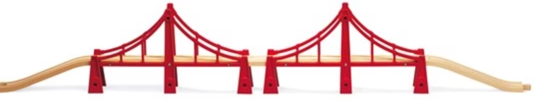 Double Suspension Train Bridge