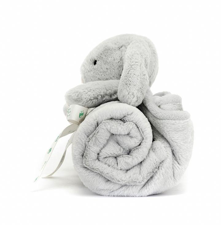 Bashful Silver Bunny Blankie