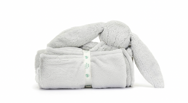 Bashful Silver Bunny Blankie