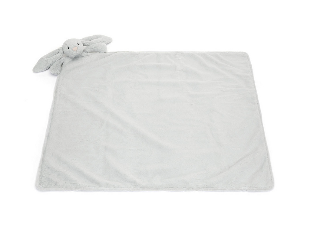 Bashful Silver Bunny Blankie