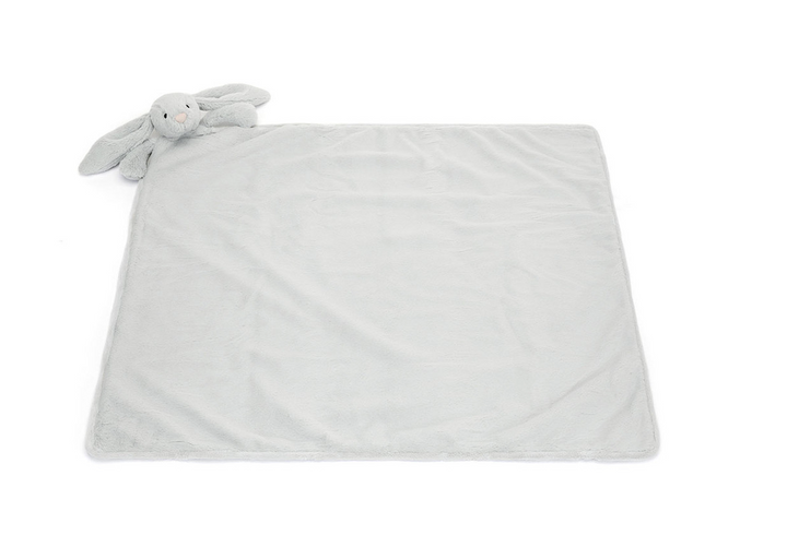 Bashful Silver Bunny Blankie
