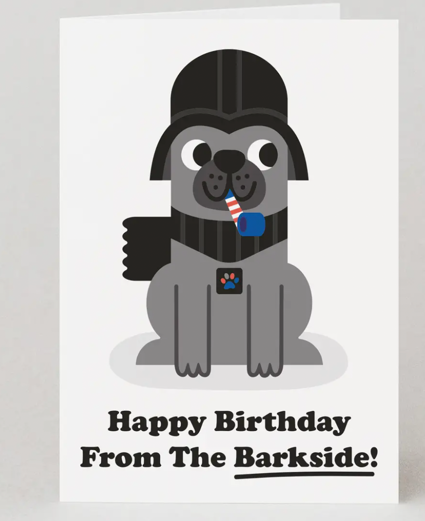 From the Barkside Movie Birthday Card