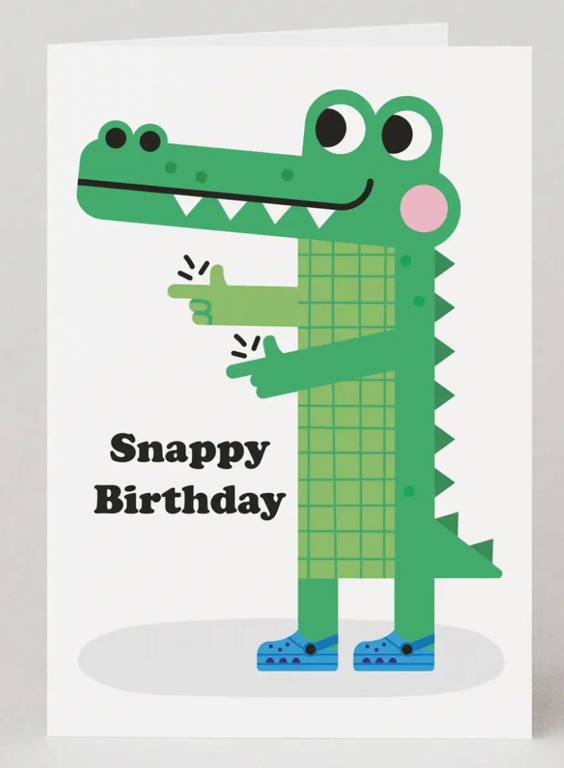 Snappy Birthday Card