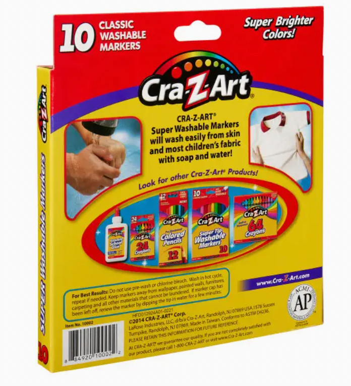 Washable Classic Markers 10ct