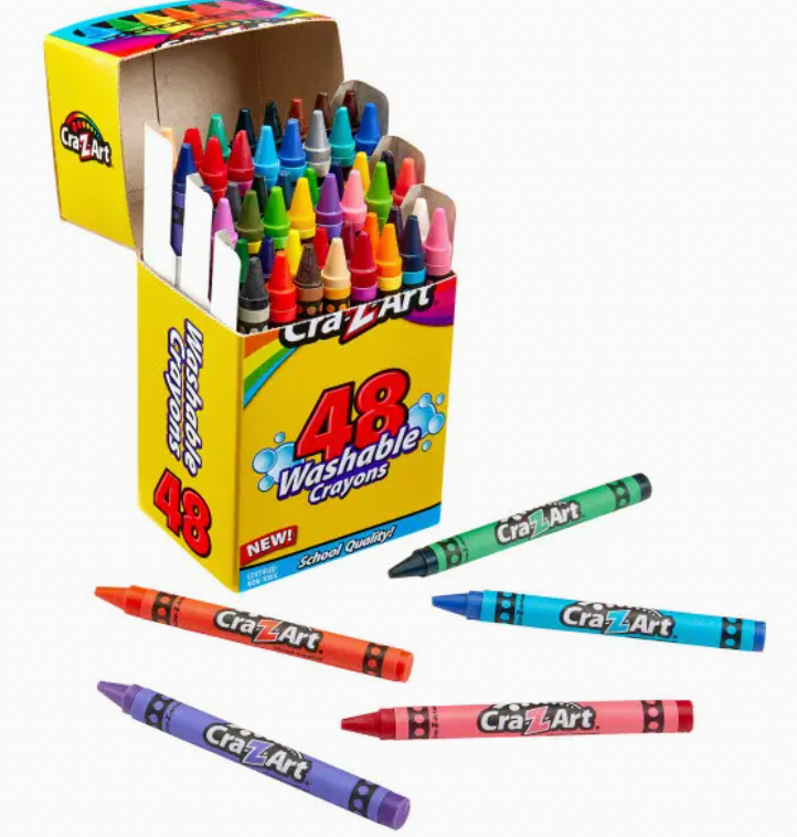 Washable Crayons 48ct