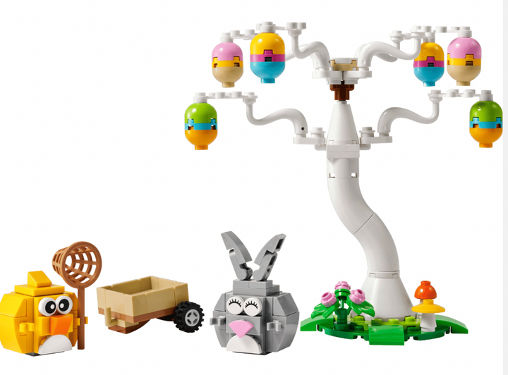 Easter Bunny and Chick Egg Hunt