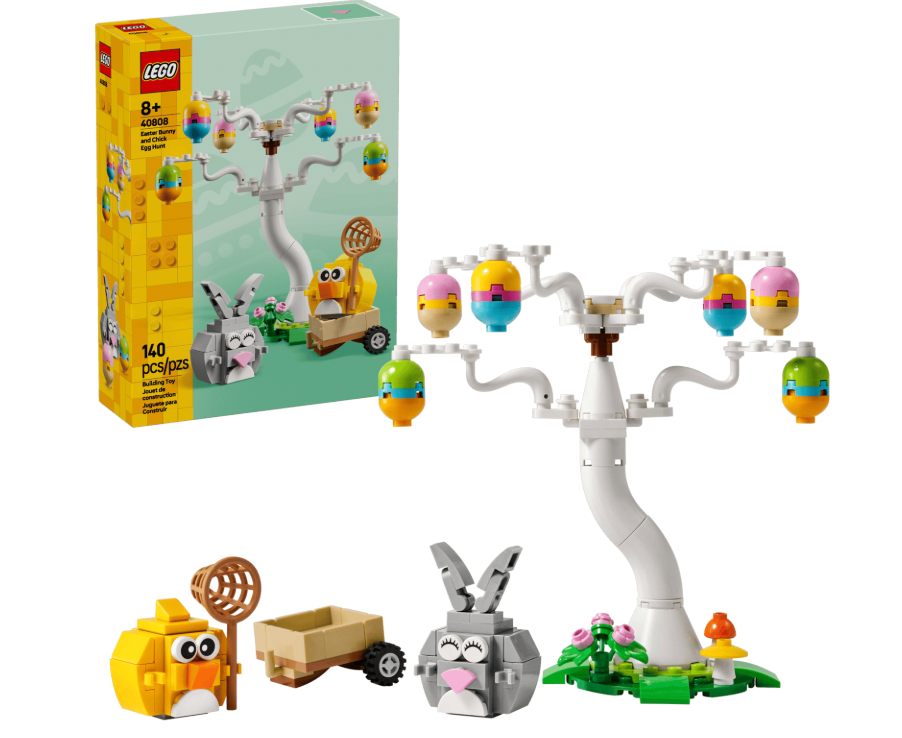 Easter Bunny and Chick Egg Hunt