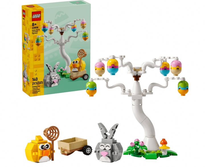 Easter Bunny and Chick Egg Hunt