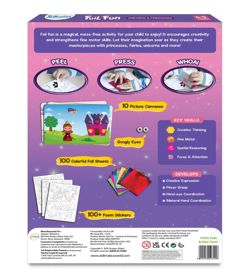 Unicorns & Princesses Foil Fun