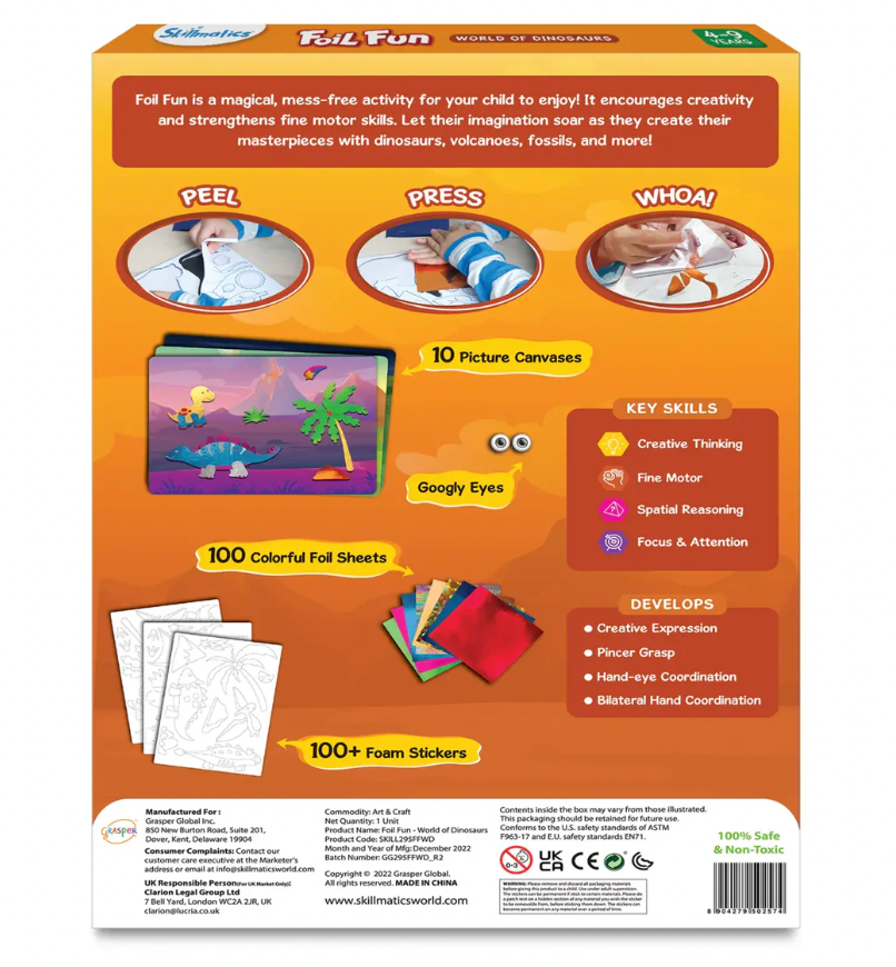 World of Dinosaurs Foil Fun