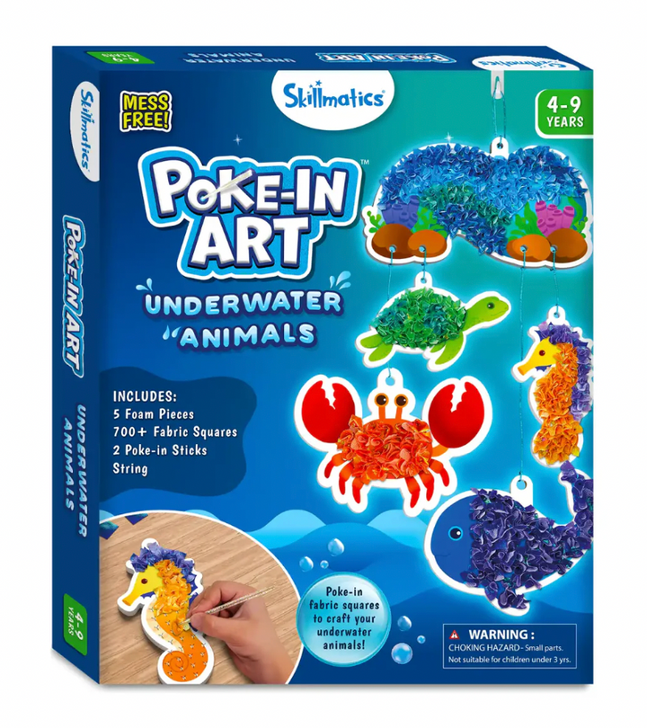 Underwater Animals Poke-In Art