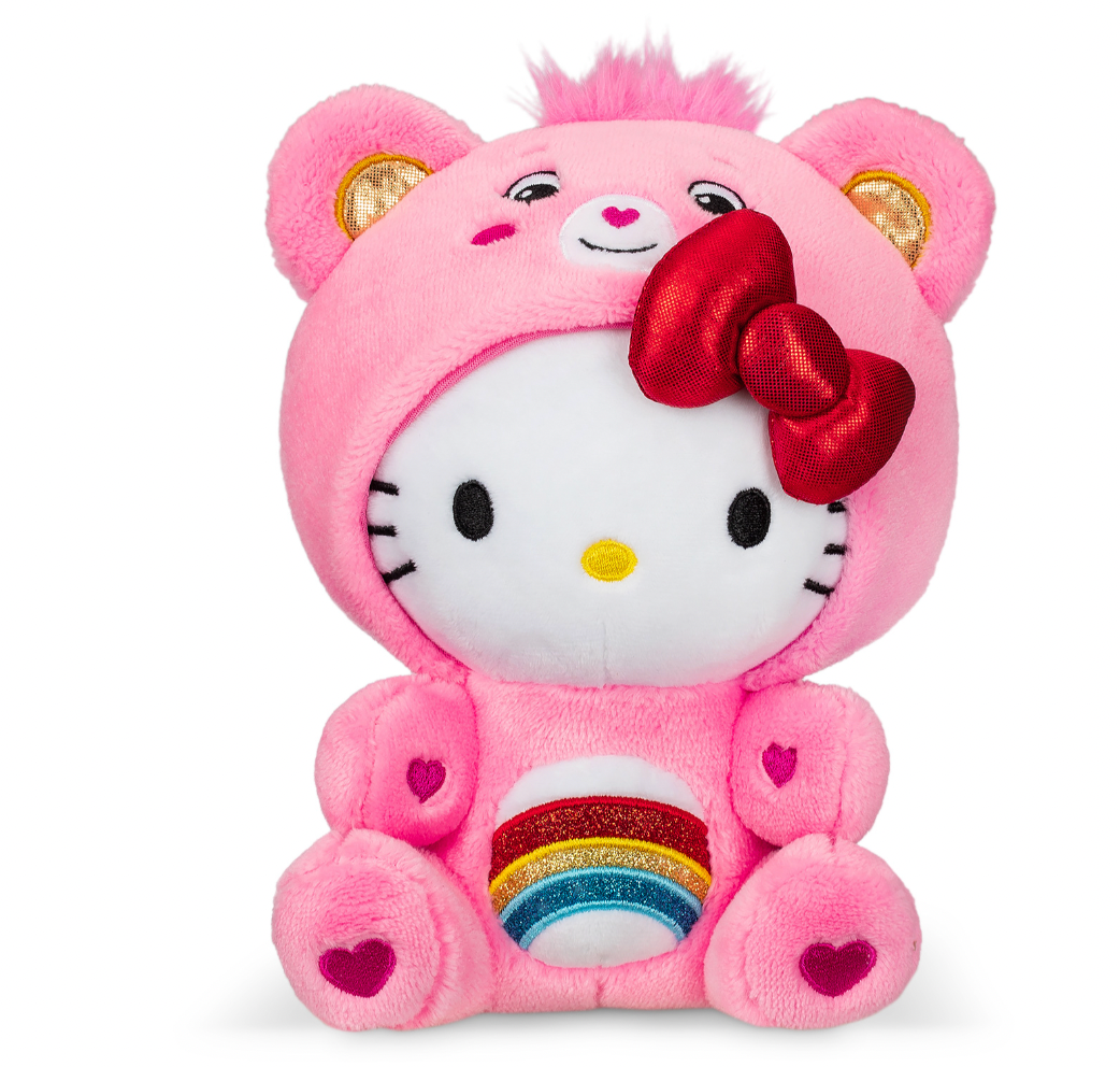 Hello Kitty and Friends x Care Bears Plush- Hello Kitty