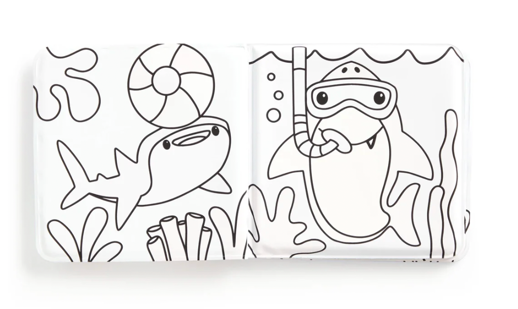 Shark Splash Color Magic Bath Book