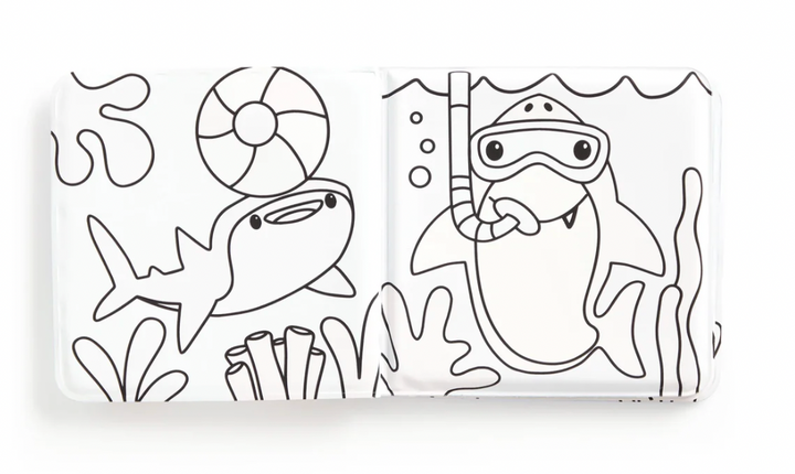 Shark Splash Color Magic Bath Book