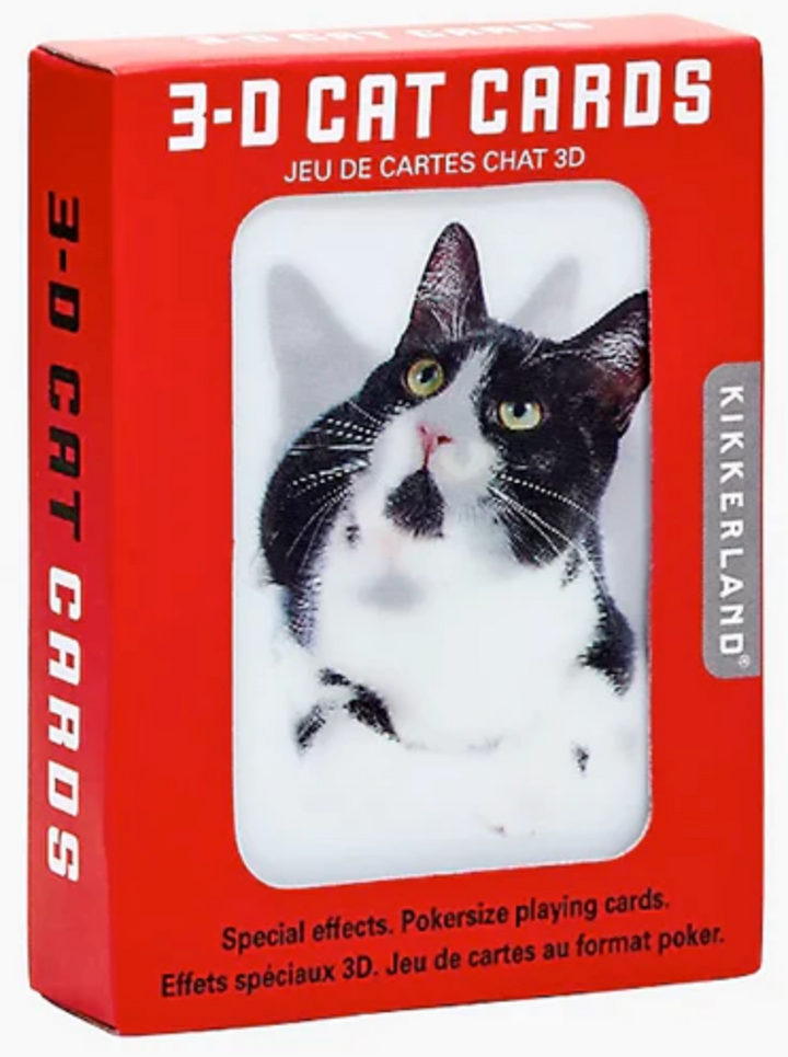 Cat 3-D Playing Cards