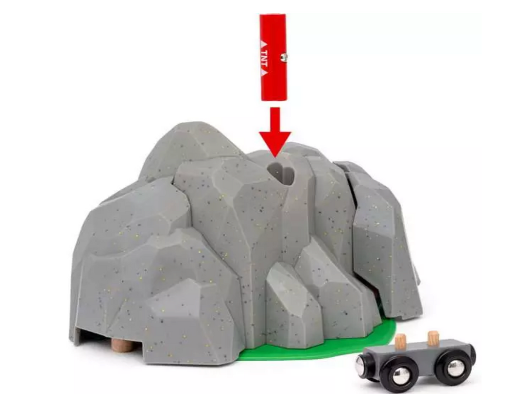 Dynamite Exploding Tunnel