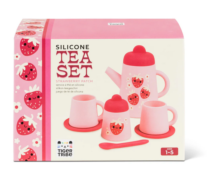 Silicone Tea Set - Strawberry