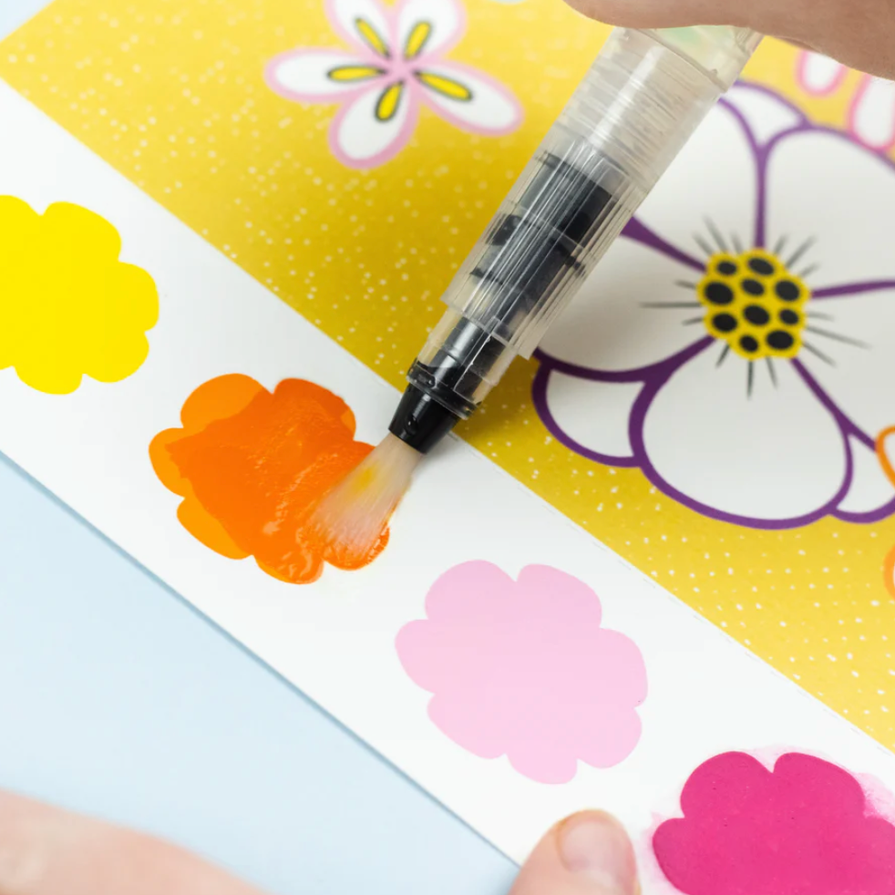 Butterflies And Flowers Paint A Picture Set
