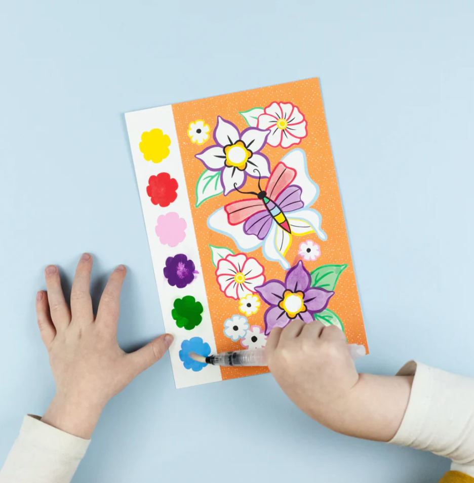 Butterflies And Flowers Paint A Picture Set