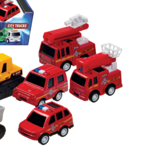 4- Pack 2" Die Cast Fire